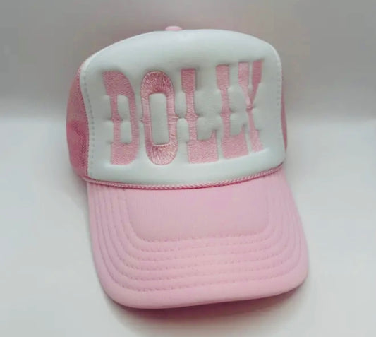 Dolly Embroidered Trucker Hat