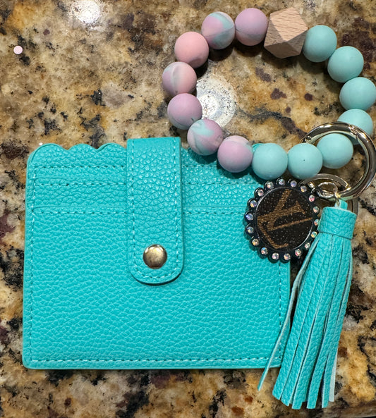 Classy Cutie Wristlet Wallet Keychain