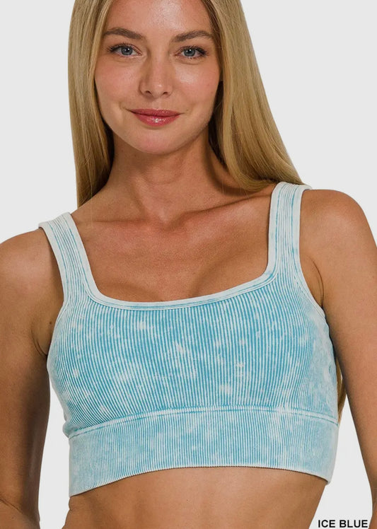 The Square Neck Ribbed Tank