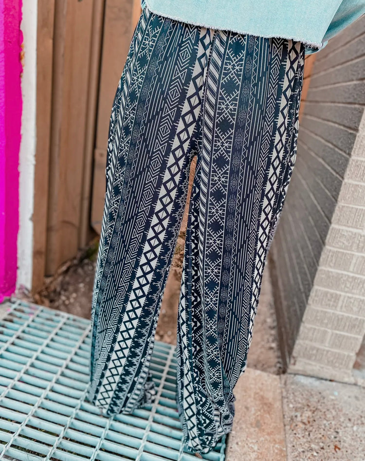 The Black Sands Wide Leg Pant