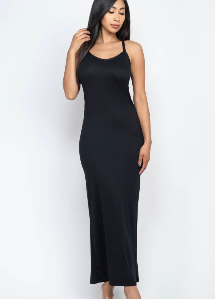 Racer Back Maxi Dress