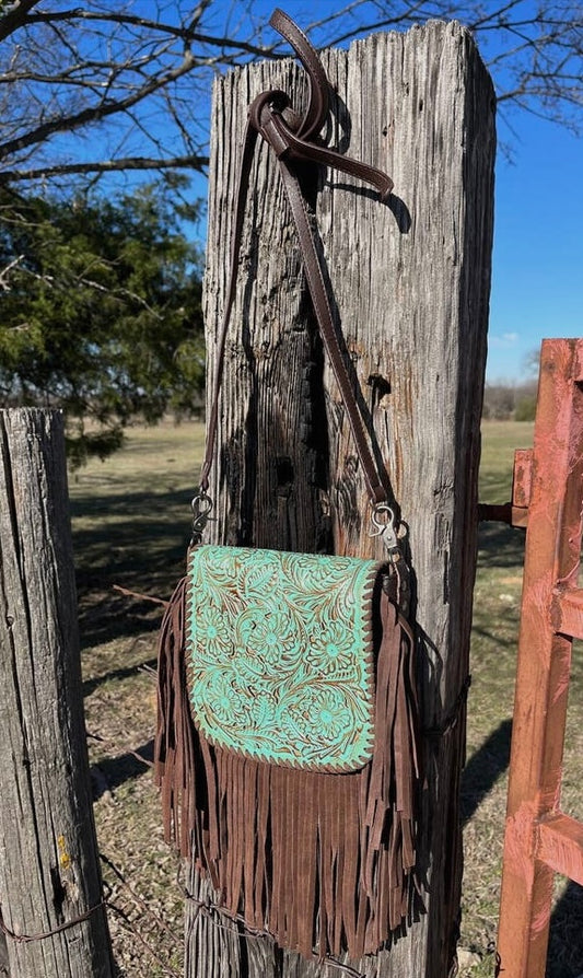 Laser Cut Crossbody Purse