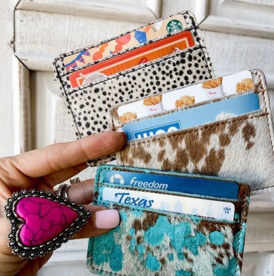 Cowhide Credit Card Holder