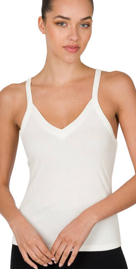 Ribbed Cami Tank